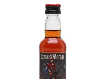 Captain Morgan Dark Rum Miniature, 5 cl Online Hot Sale