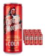 Captain Morgan Spiced Rum & Cola Premixed Can Multipack, 12 x 250 ml Online Hot Sale