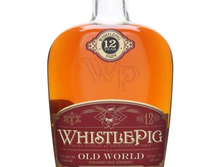 WhistlePig Old World Series 12 Year Old Whiskey, 70 cl Online