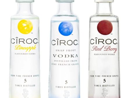 Ciroc Vodka, 3 x 5 cl Trio Miniature Pack Sale