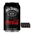 Jack Daniel s Old No. 7 Tennessee Whiskey & Coca Cola Premixed Can Multipack, 12 x 330 ml Online Hot Sale