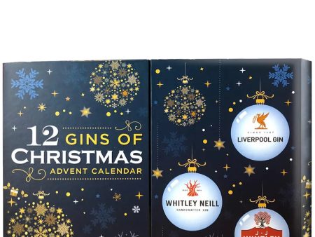 12 Gins of Christmas Advent Halewood For Sale