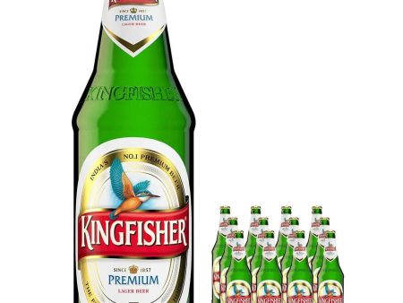 Kingfisher Premium Lager Beer Bottle Multipack, 12 x 650 ml Supply