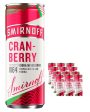 Smirnoff & Cranberry Juice Can Multipack , 12 x 250 ml For Cheap