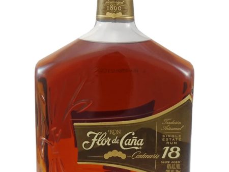 Flor de Cana 18 Year Old Rum, 70 cl For Sale