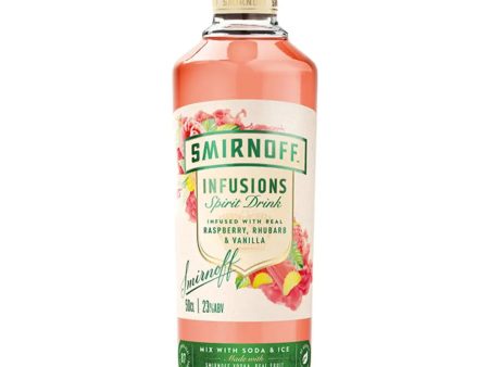 Smirnoff Infusions - Raspberry, Rhubarb & Vanilla Vodka, 50 cl For Discount