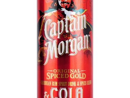 Captain Morgan Spiced Rum & Cola Premixed Can, 1 x 250 ml on Sale