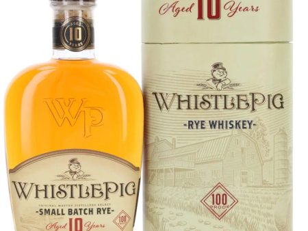 WhistlePig Straight Rye 10 Year Old, 70 cl on Sale