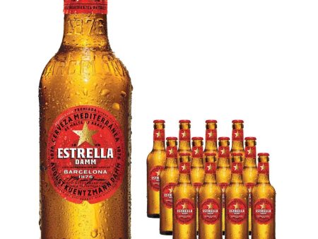 Estrella Damm Beer Multipack, 24 x 330 ml Cheap