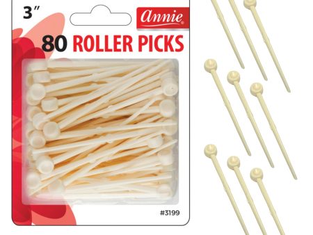 Annie Plastic Roller Picks 3In 80Ct Fashion