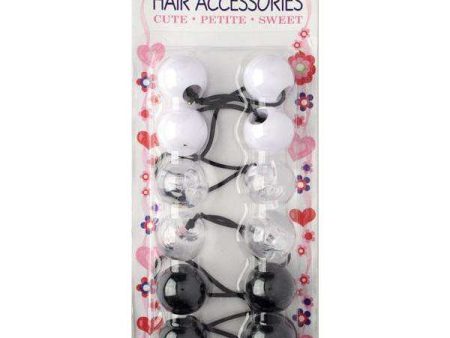 Joy Twin Beads Ponytailers 6Ct Assorted Cheap