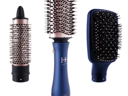 Hot & Hotter All-In-One Interchangeable Hair Dryer Brush Online now