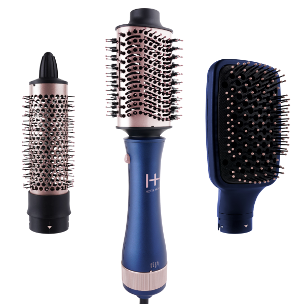 Hot & Hotter All-In-One Interchangeable Hair Dryer Brush Online now