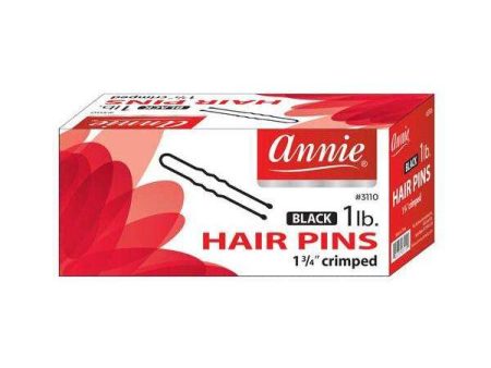 Annie Hair Pins 1 3 4In 1Lb Black Hot on Sale