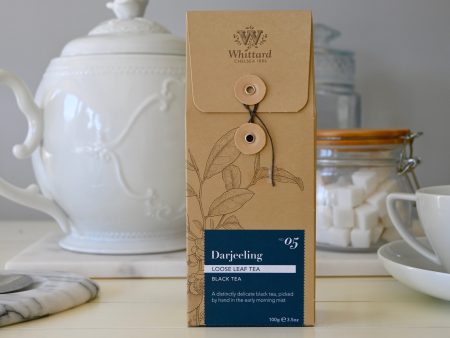 Darjeeling Loose Leaf Black Tea Pouch 100g Whittard- Best By 8 2020 Sale