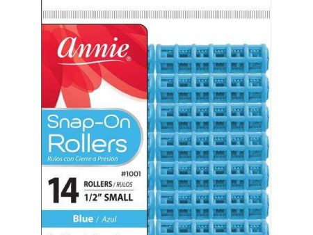 Annie Snap-On Rollers Size S 14Ct Blue For Cheap