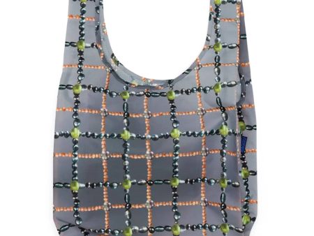 Baggu Standard Bag in Beaded Plaid For Discount