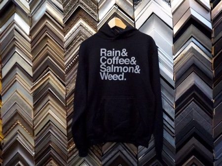 Rain & Coffee & Salmon & Weed Hoodie Fashion