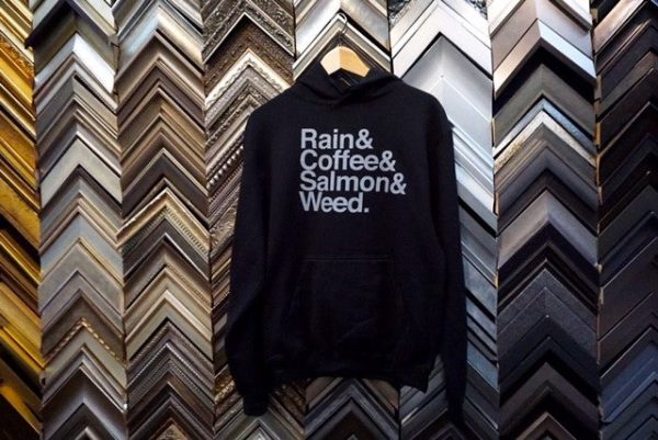 Rain & Coffee & Salmon & Weed Hoodie Fashion