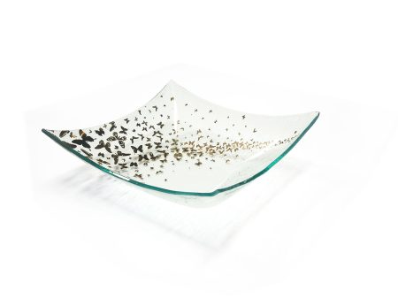 Butterfly Square Bowl on Sale