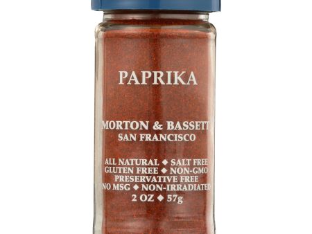 Morton And Bassett Seasoning - Paprika - 2 Oz - Case Of 3 Sale