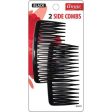 Annie Side Combs Large 2Ct Black Hot on Sale