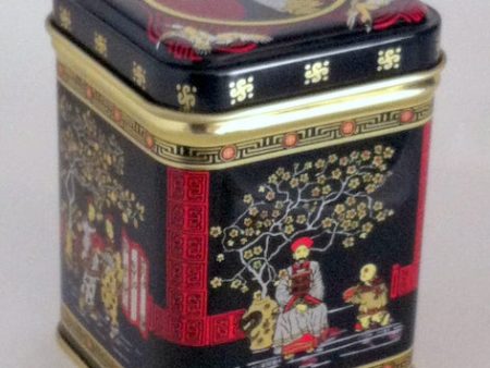 Japan Classic small square 50g Storage Tin Online now