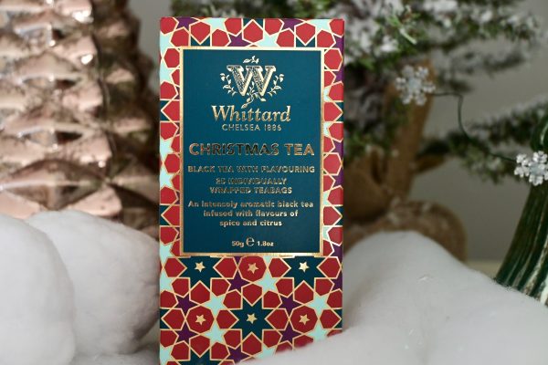 Christmas Tea 25 individually wrapped teabags 50g Whittard Supply