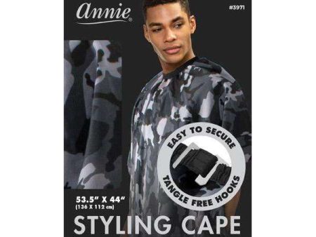 Annie Cutting Cape with Stretchable Hook Camo Online now