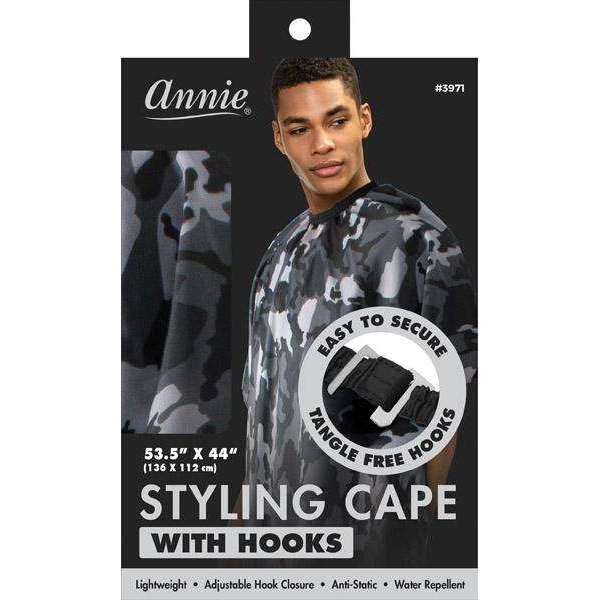 Annie Cutting Cape with Stretchable Hook Camo Online now