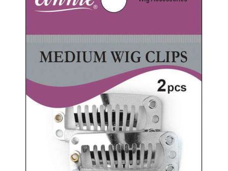 Annie Wig Clips Medium 2Ct Metal For Sale