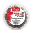 Annie Bob Pins 2  300ct Black For Discount