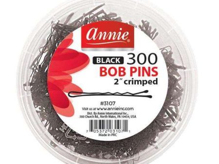 Annie Bob Pins 2  300ct Black For Discount