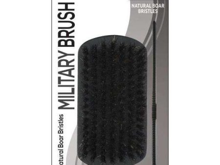 Annie Soft Wood Military Boar Bristle Brush with Comb 4.8 in For Discount