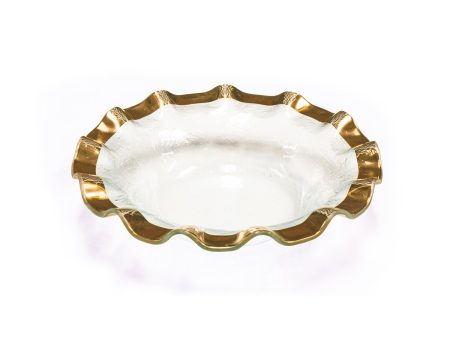 Ruffle Medium Serving Bowl Discount