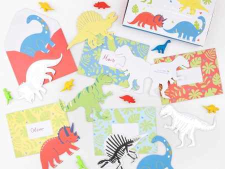 Meri Meri Dinosaur Kids Valentine s Cards With Erasers (Set of 12) Online