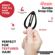 Annie 10.5cm Jumbo Snap Clip 1ct Black Hot on Sale