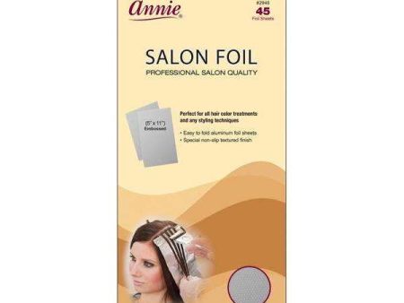 Annie Aluminum Salon Foil Sheets 45ct For Sale