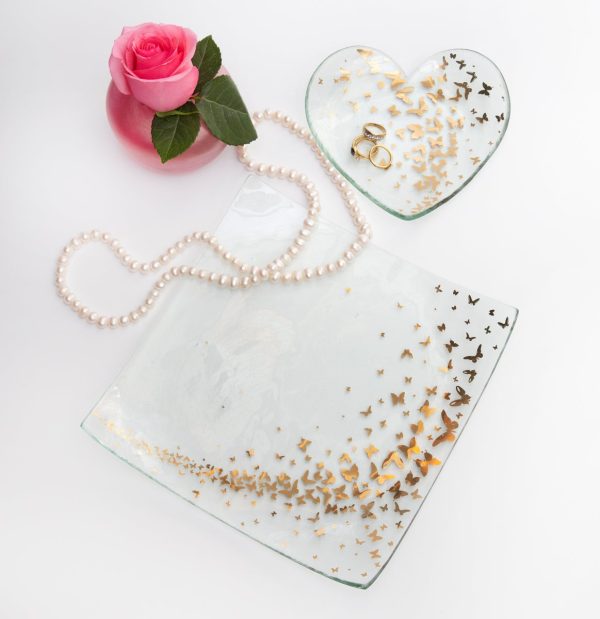 Butterfly Heart Plate Online Sale