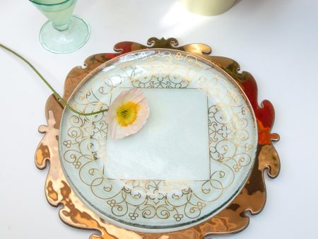 Rococo Round Buffet Plate For Discount