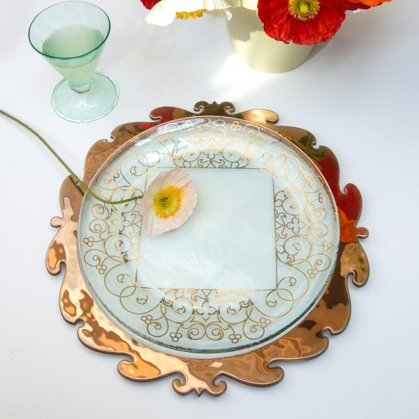 Rococo Round Buffet Plate For Discount