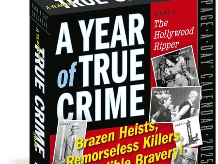 2025 A Year of True Crime Page-A-Day® Calendar Online Hot Sale