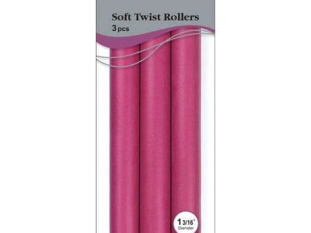 Annie Soft Twist Rollers 1 3 16  XL Plum (3pcs) Fashion