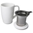 Curve Tall Tea Mug with Infuser and Lid 15 oz (multiple colors) Online Hot Sale