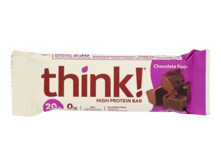 Think Products Thin Bar - Chocolate Fudge - Case Of 10 - 2.1 Oz Online Sale