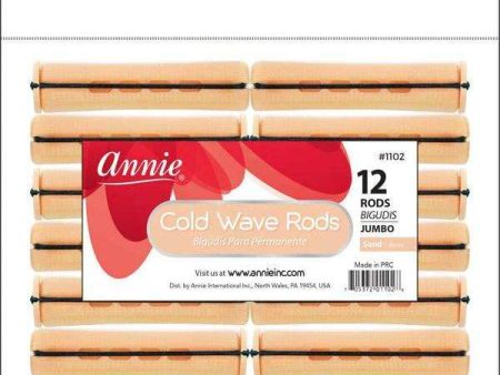 Annie Cold Wave Rods Jumbo 12Ct Sand Discount