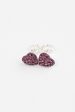 Mini Heart Pave Crystal Silver Stud Earrings Discount