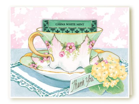 Thank you card with Whittard Teabag Supply