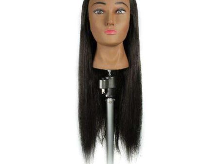 Annie Hairkins Series Mannequin Head 24In-26In Jackie Synthetic Hair Fashion