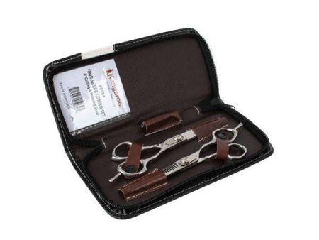 Annie Kangaroo Series Cutting And Thinning Shears Set w Case 30 Teeth Discount